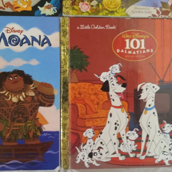 Bundle of 6 Golden Books Various Disney Titles Reading Educational - Picture 8 of 9